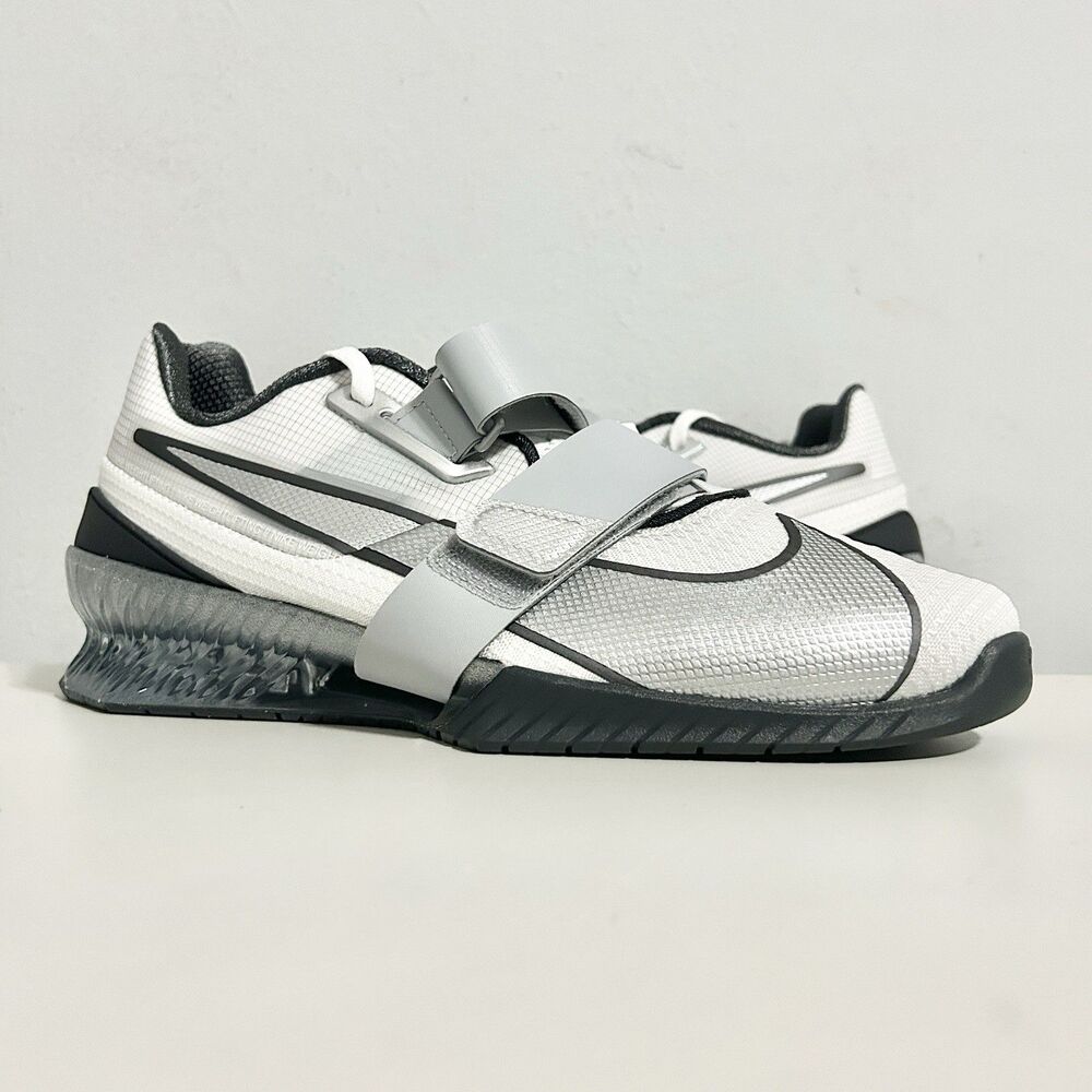 Nike Romaleos 4 SE “Silver Black” Men’s Size 10 Gym Weightlifting Sneakers